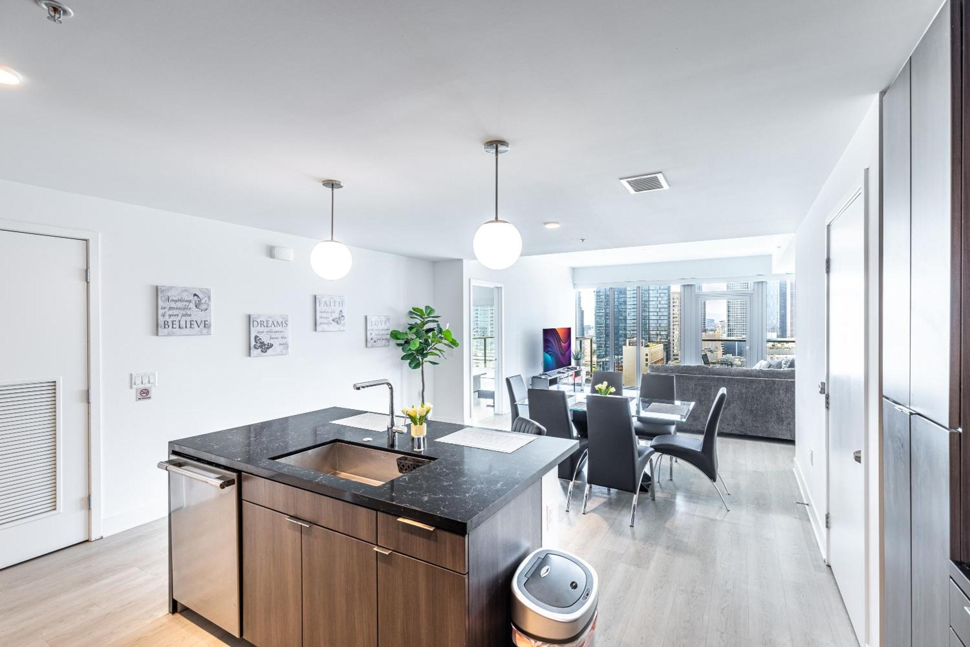 Top Floor 3 Bed 3 Bath Penthouse Living In Luxury Los Angeles Exterior foto
